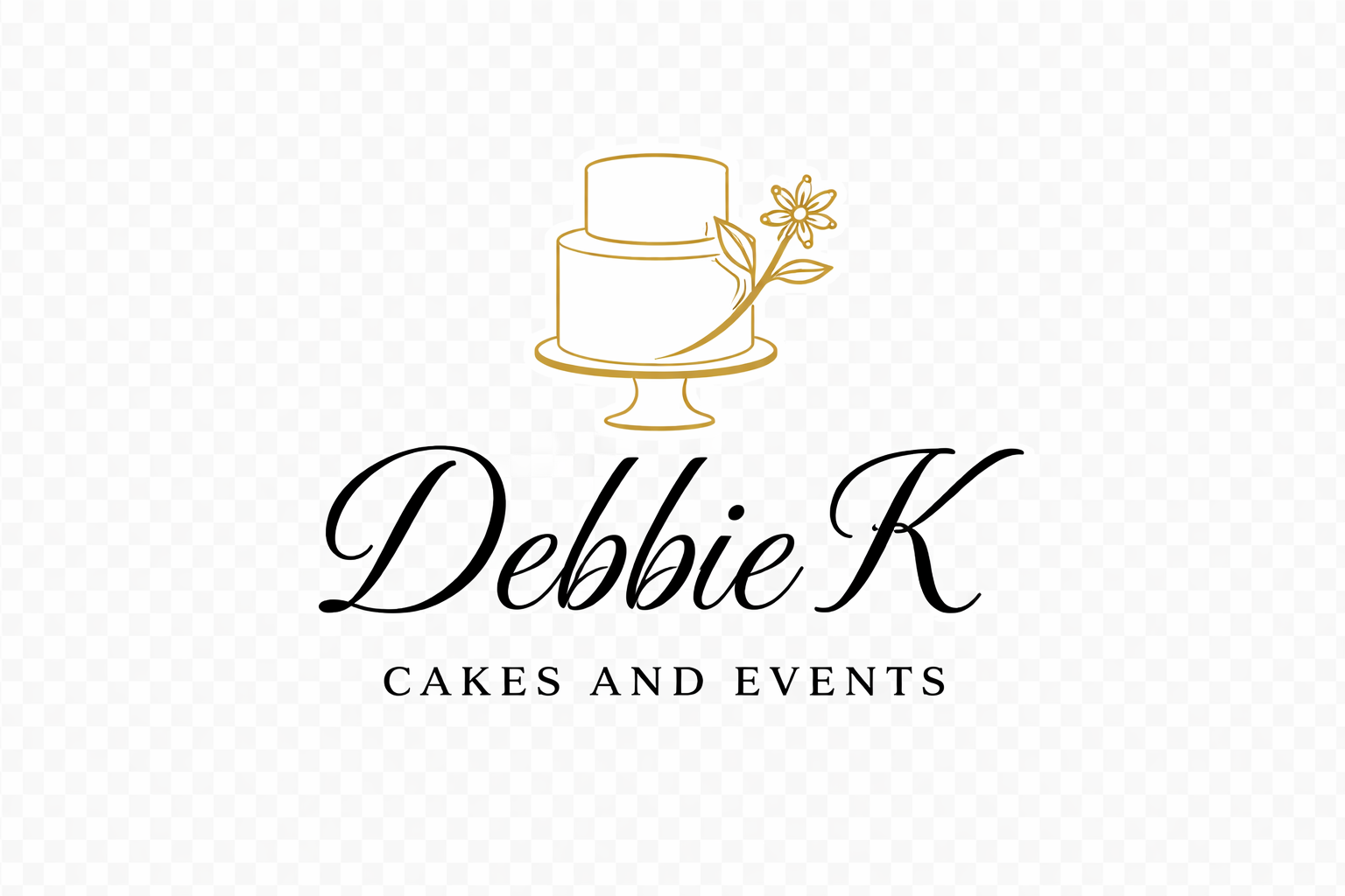 DebbieK Cakes and Events logo