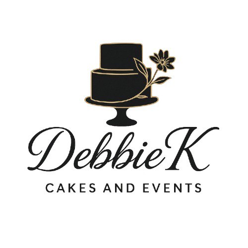 DebbieK Cakes and Events logo